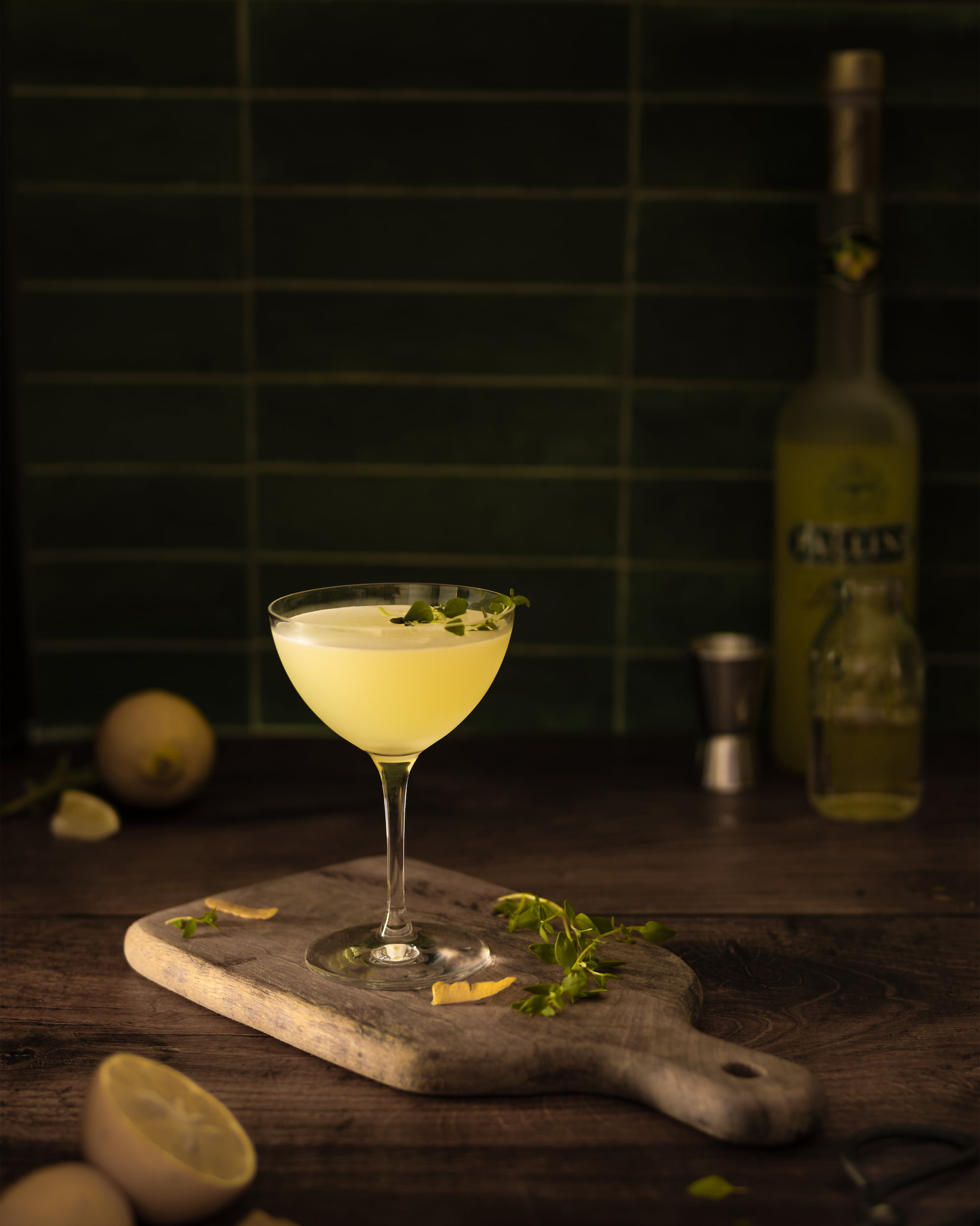 Pallini Lemon Thyme Sour - Lou Carruthers Food Photographer