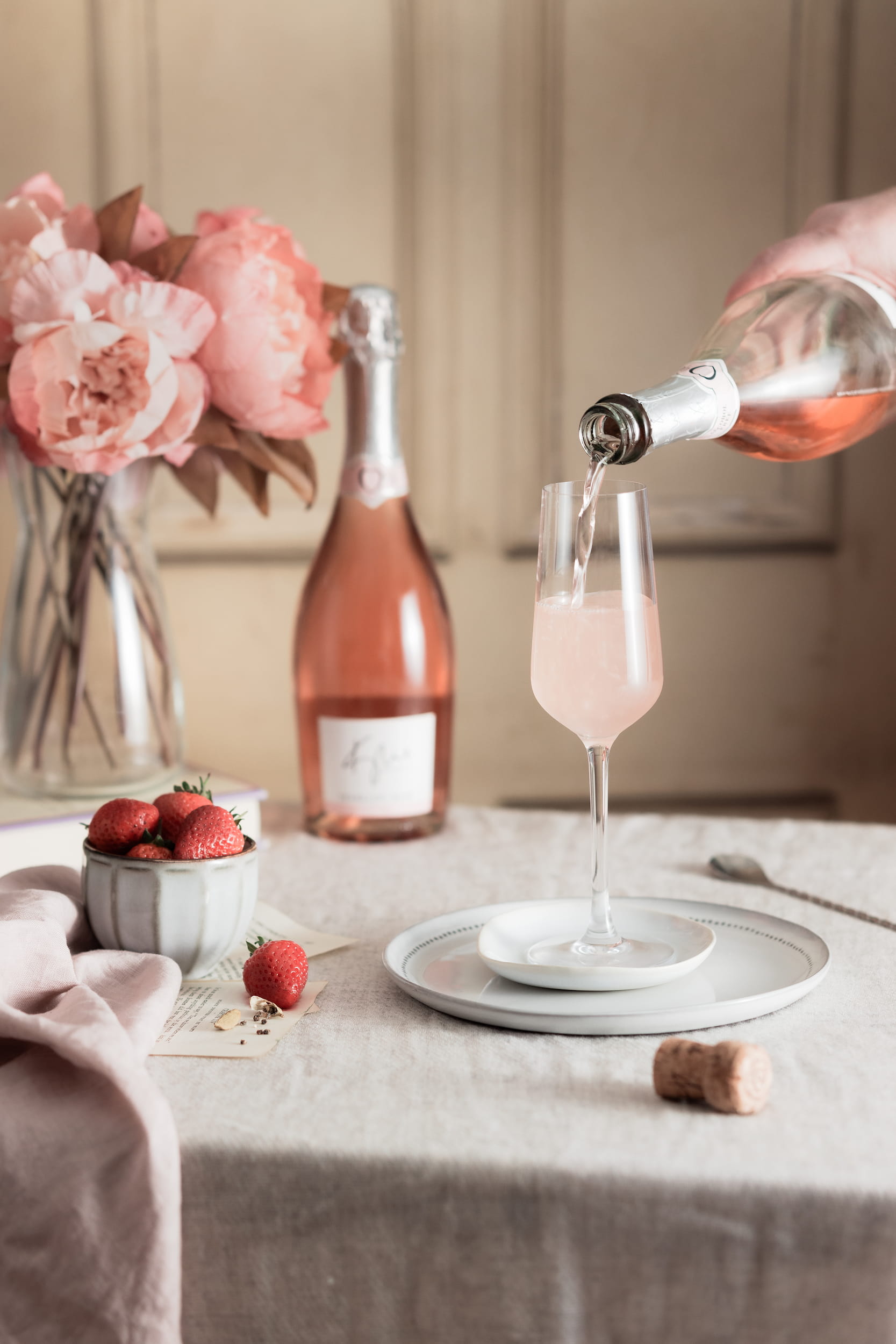 Royal Bloom Cocktail - Lou Carruthers Photography - Cotswold Food Photographer