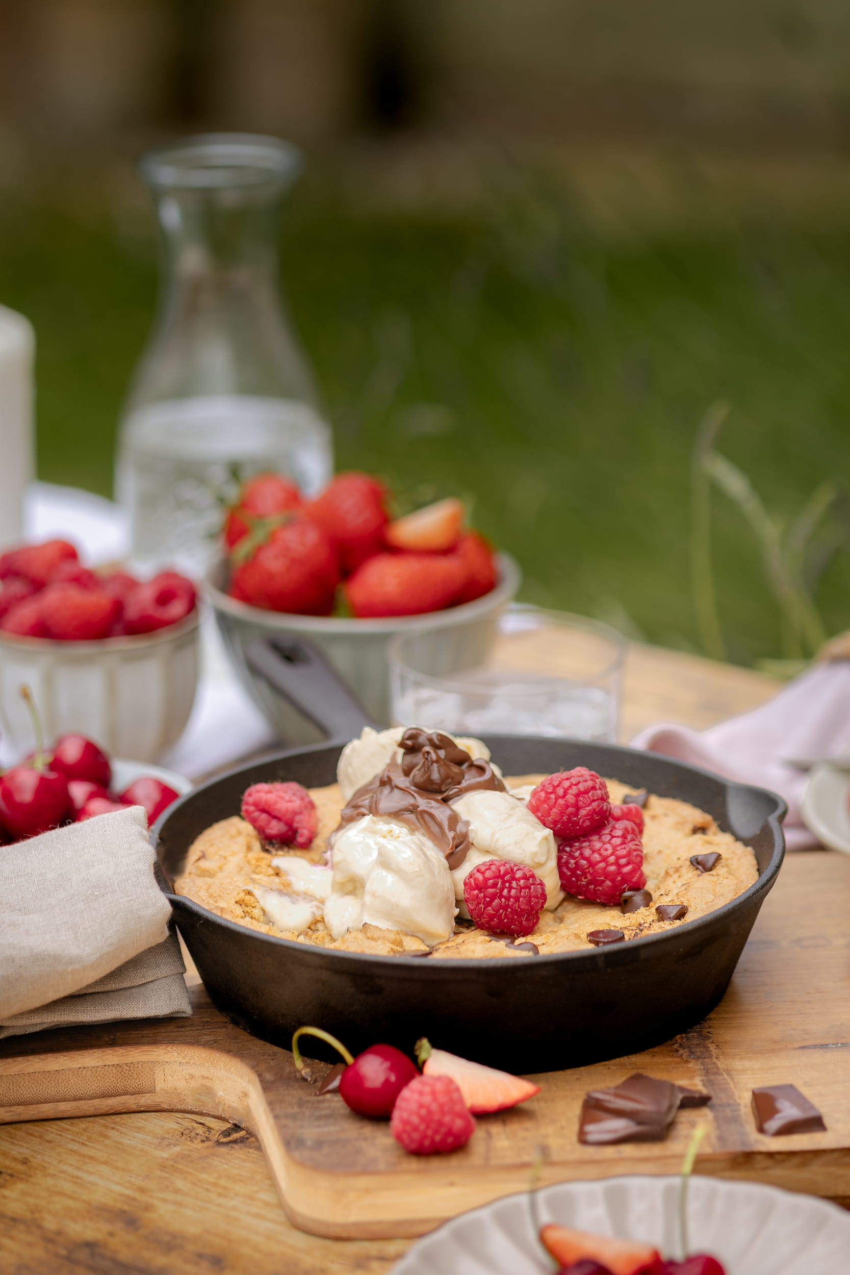 Kenwood UK Chocolate Chip Skillet Cookie - Lou Carruthers Photography - Cotswold Food Photographer