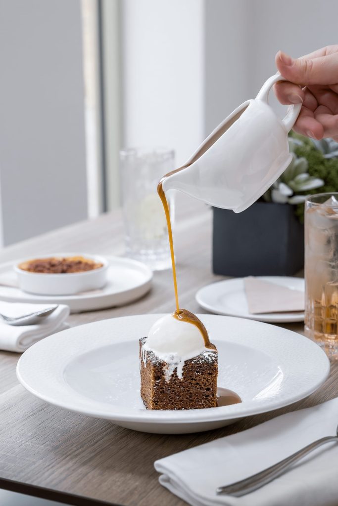 Sticky Toffee Pudding - Siddington Park Restaurant Photography - Lou Carruthers Photography - Cotswold Food Photographer